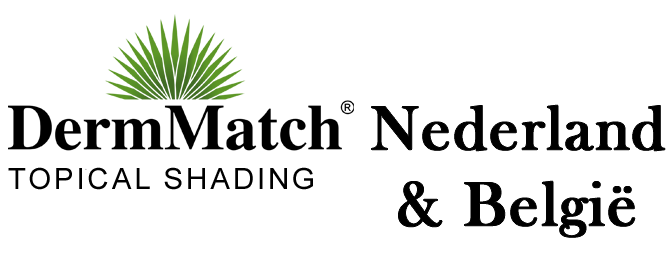 Groen blad als symbool voor natuurlijke DermMatch haarcamouflage